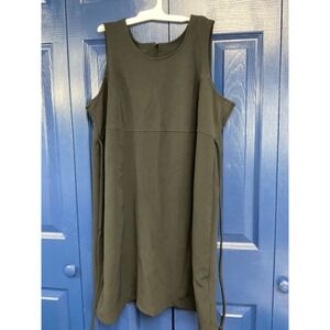 maternity black shell dress size M